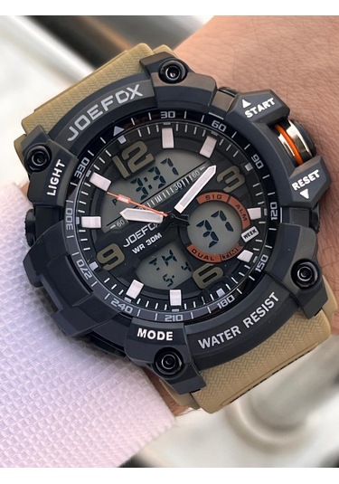 Joefox Digital Ve Analog Çiftlere Özel 2 Yıl Garantili 3 Atm Suya Dayanıklı Çift Kol Saati Je.cft.01 Siyah