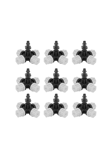 Shineyee 20 Adet Abs Materyal Atomize Sulama Başlığı - Düşük Su Basıncı, 1.5-2m Yayılma - Bahçe, Seracılık, Çim Alani İçin