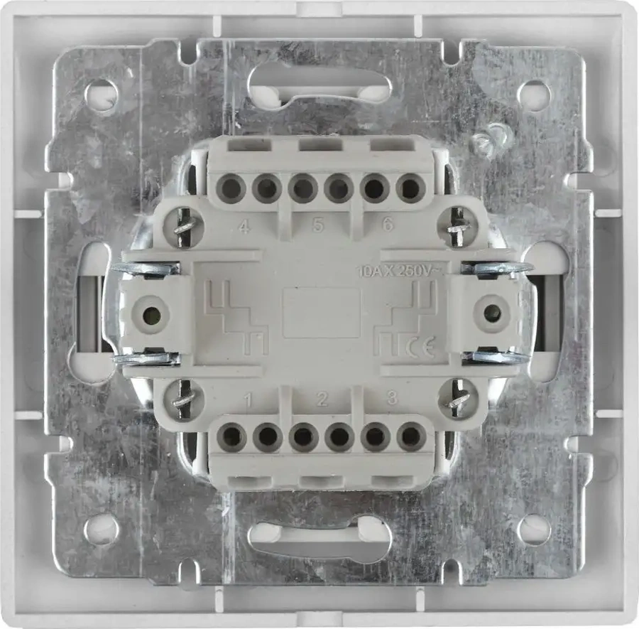 Intro Arka Aydınlatmalı Çiftli Anahtar Plano 250v 123691662