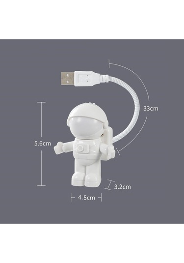River World Gece Lambası Usb Tasarımı Robot Model Çok Renkli
