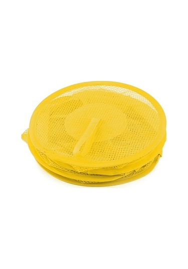 Pazly 3-4 Katlı File Askılı Saklama Sepeti - Sarı/mavi Renkli, Organize Depolama, Alan Tasarrufu