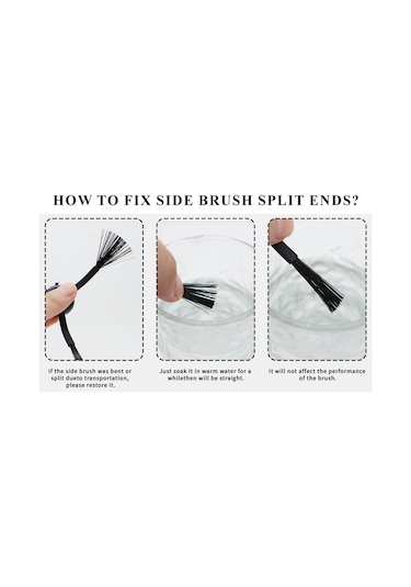 Sointeresting Roborock Roborock S8 S8+ S8 Pro Ultra S8 Plus Robot Süpürge Parçaları İçin 12 Adet Çift Ana Yan Fırça Hepa Filtresi