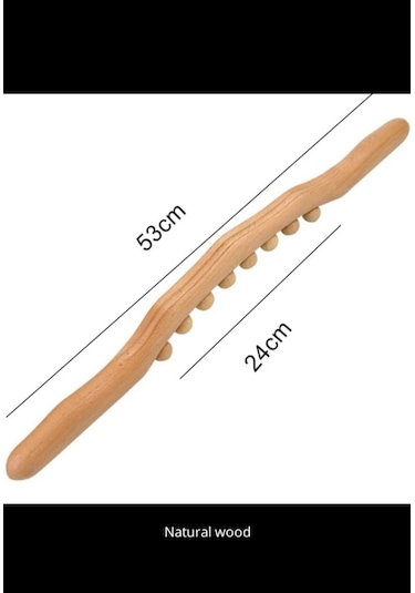 Yclshop Ahşap Guasha Sopa Masaj Aleti Ahşap