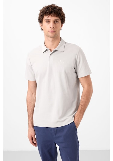 Tommylife Tommy Life Taş Basic Logolu Standart Kalıp Triko Polo Yaka Erkek T-shirt - 87748 Taş Tommylife Tommy Life Taş Basic Logolu Standart Kalıp Triko Polo Yaka Erkek T-shirt - 87748 Taş