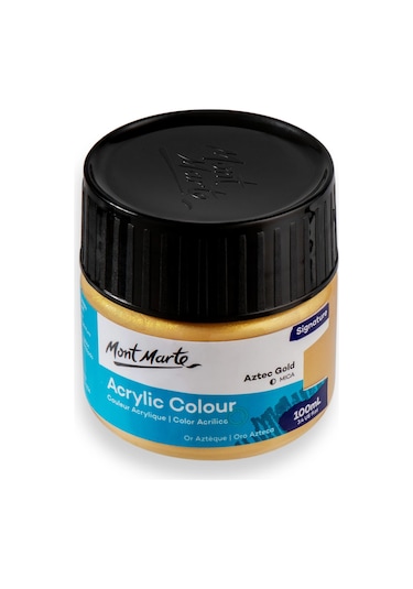 Akrilik Renkli Boya Signature 100ml - Aztec Gold Çok Renkli