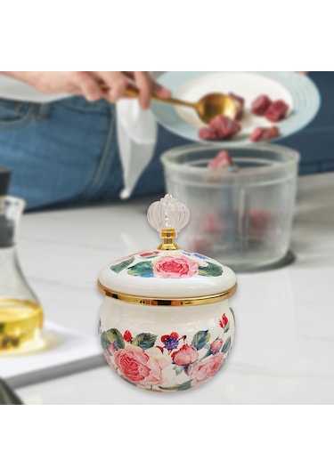 Suntek Ev Kahve Bar Tezgahı İçin Kapaklı Şekerlik