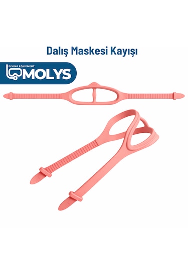 Molys Dalış Maskesi Kayışı Pembe