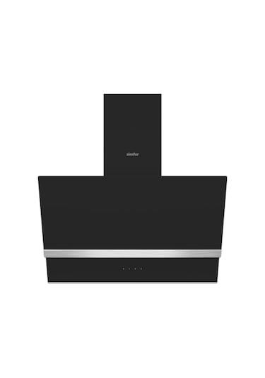 Simfer Steam Siyah 2'li Cam Ankastre Set (3653 Ocak + 8738 Davlumbaz)