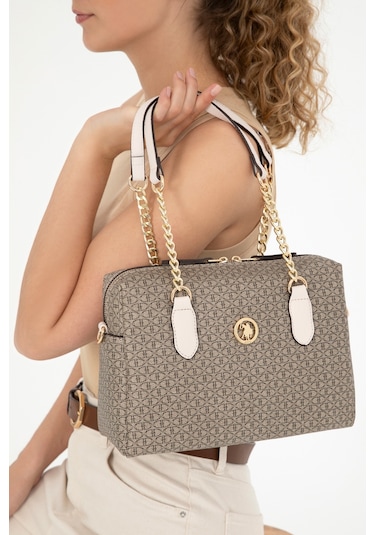 U.s. Polo Assn. Kadın Vizon Çanta 50293703-vr052 Vizon