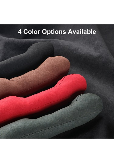 Ximistore9 Araç Koltuğu Boşluk Dolgusu - Yeşil Alcantara Kumaş, 2 Adet