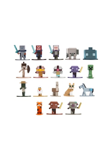 Jada Minecraft Legends Multi Pack Nanofigs Wave 9 Smb-253265011
