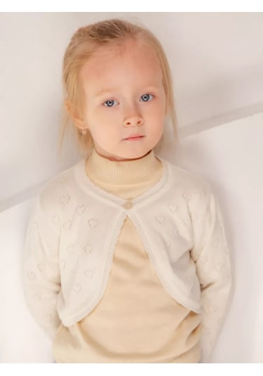 Minora Bolerolu Kısa Kardigan 133376526 Beyaz