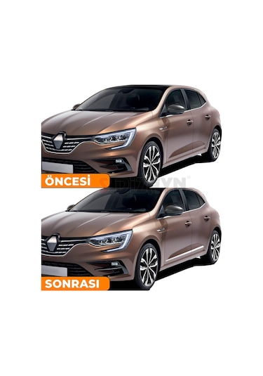 S-dizayn Renault Megane 4 Krom Yan Kapı Çıtası 4 Prç 2016 Üzeri A+ Kalite