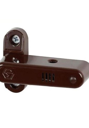 Alarmlı Çocuk Güvenlik Kilidi- Alarmlı Emniyet Mandalı- Koyu Kahve
