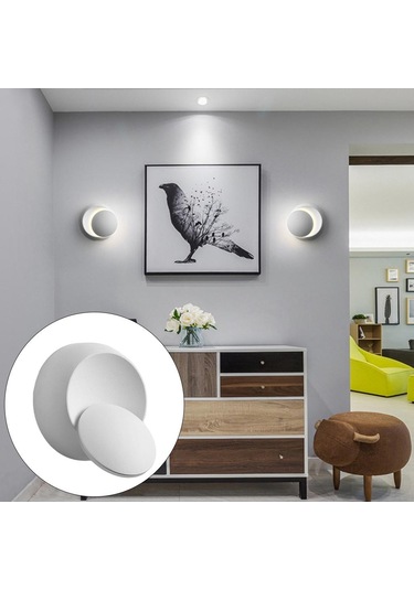 Homyl Led Duvar Modern Dekorasyon Dış Mekan Beyaz-sıcak-ışık Beyaz Sıcak Işık