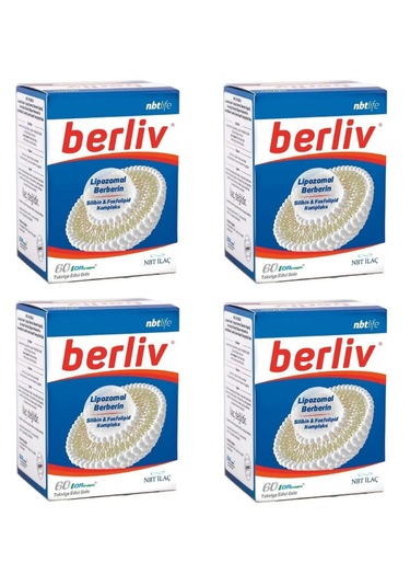 Nbt Life Berliv Lipozamal Berberin 4 x 60 Kapsül