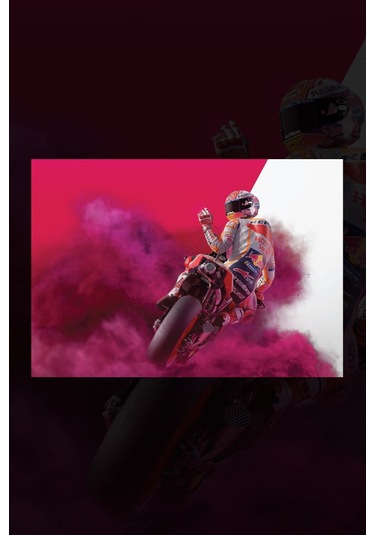 Moto Gp Motor Yarışı Kanvas Tablo