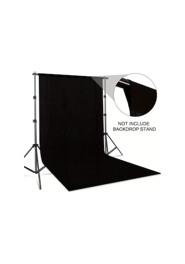 Willowhaven 1 Adet Fotoğraf Stüdyosu Canlı Yayın Düz Yeşil Beyaz Siyah Chromakey Fon Perdesi 100x150cm Beyaz