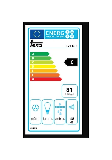 Teka TVT 60.1 40495010 Duvar Tipi Davlumbaz