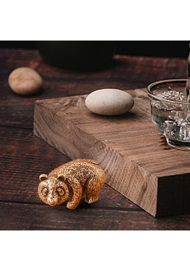 Suntek Ofis Masa Üstü Dekoru Için Vintage Tarzı Panda Süsü