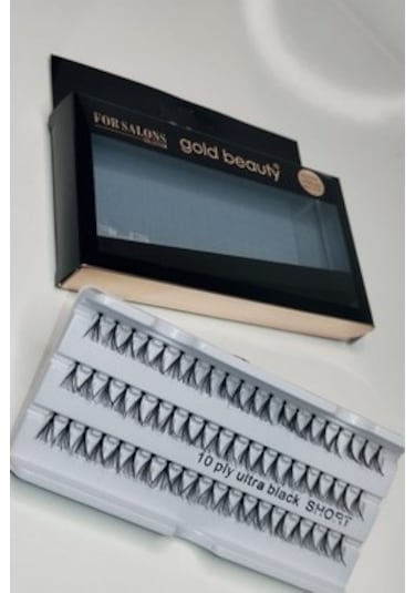 Gold Beauty Tk-01 Ultra Yoğun Short Tekli Takma Kirpik