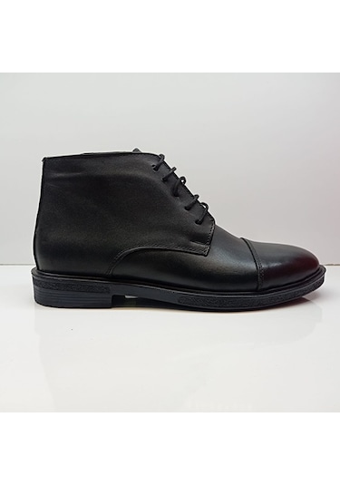Punto 599468 Deri Comfort Erkek Bot Siyah