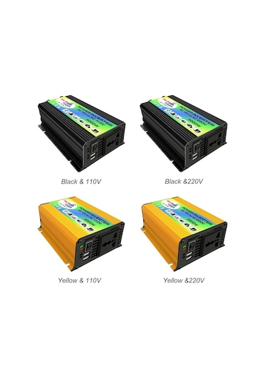 Dancemonkey İnvertör Peaks Power 3000w Modifiye Sinüs Dalgası İnvertörü Yüksek Frekanslı Güç