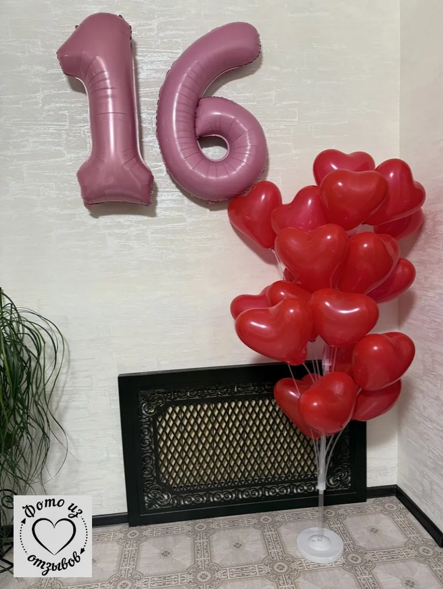 Infant 16 Yaş Rakamları Balonları 100045906 PEMBE