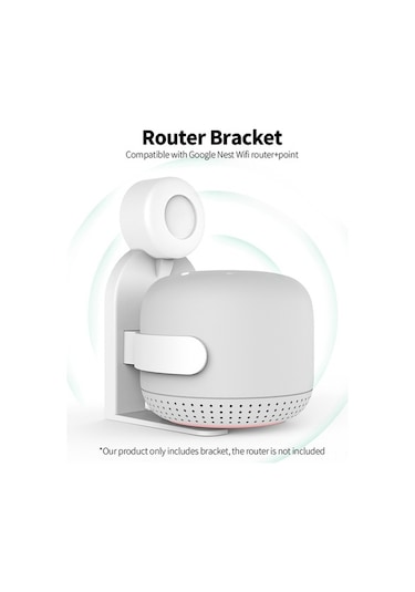 Novahub Google Nest Wifi İçin Router Askısı - Kolay Montaj, Düzenli Ve Sağlam