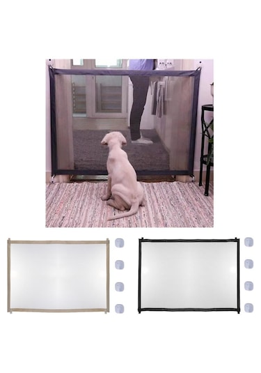 Homyl Pet Köpek İzolasyon Çiti Kapı Siyahı Için Siyah