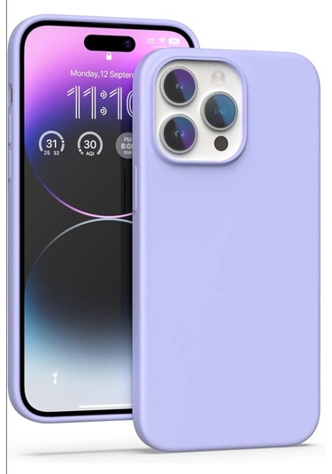 Yüksek Kaliteli İphone 13 Pro Uyumlu Kılıf Liquid Silikon Renk...