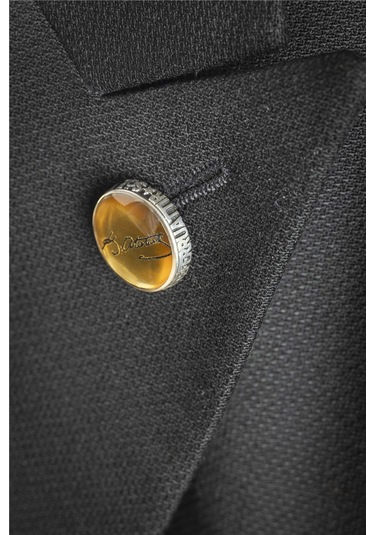 Söz Konusu Vatansa Gerisi Teferruattır Yazılı Atatürk İmzalı Gümüş Rozet -8468 Gümüş