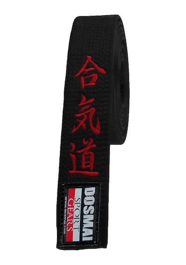 Dosmai Aikido Nakışlı Kuşak Kırmızı 310 Cm Ak258