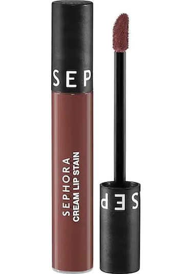 Sephora Cream Lip Stain Bulaşmayan Kadife Bitişli Ruj - Mat Likit Ruj - 80 Honeymoon 5 Ml 0