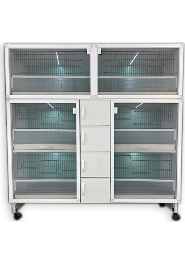 İstanbul Kafes Model 6Ys-Oy Pvc Kuş Dolabı