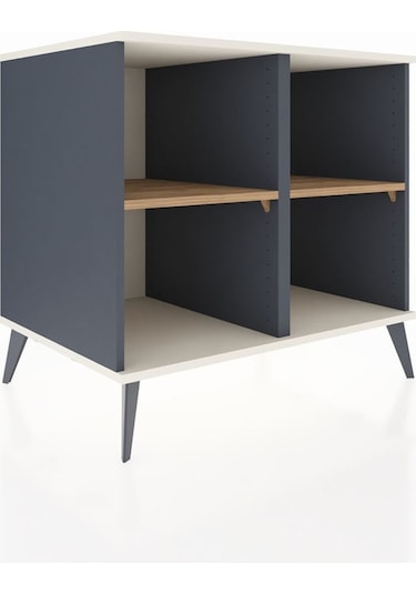 Kronos Şifonyer 2 Raflı 88x59x80 Antrasit-aytaşı/çam Aytaşı/çam