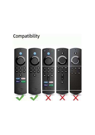 Teltree 2021 Amazon Fire Tv Stick Lite Kumanda Silikon Korumalı Kılıf - Mavi Set, Dayanıklı Materyal İle Ev Kullanıma Uygun