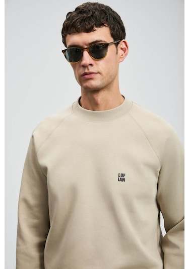Lufian Grant Bej Erkek Sweatshirt 112030179 Bej