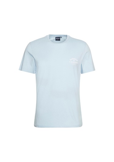 Barbour Cranmer Logo T-shirt Bu61 Ocean Sky Bu61 Ocean Sky