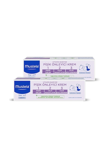Mustela Vitamin Barrier Pişik Kremi 100ml 2 Adet