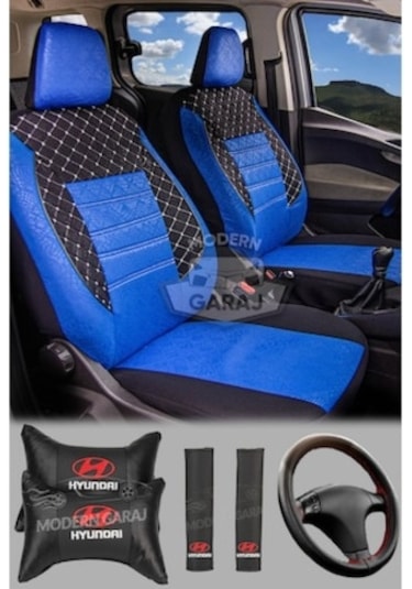 Hyundai Accent Era Fitilli Koltuk Kılıfı Boyun Yastığı Kemer Konf