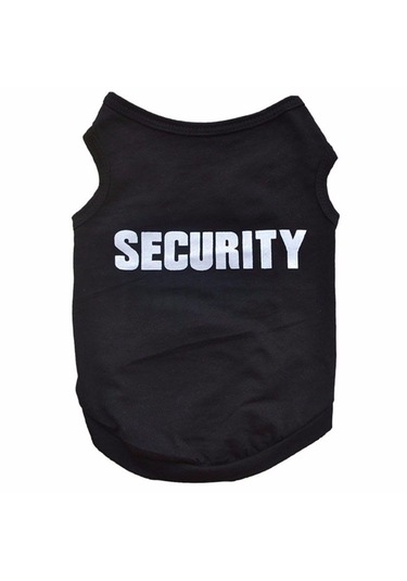 Köpek Ve Kedi İçin Security Pet Kıyafet Güvenlik Sweat Tshirt