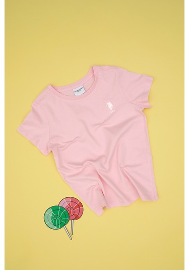 U.s. Polo Assn. Erkek Çocuk Açık Pembe Tişört Basic 50306502-vr078 Acık Pembe Açık Pembe
