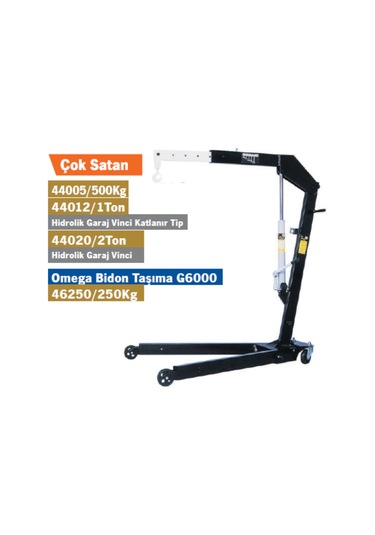 Omega Katlanır Gar Vıncı 500 Kg