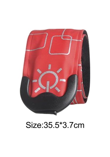 Homyl Açık At Binme Koşu Için Led Ayak Bileği Kırmızı Kırmızı