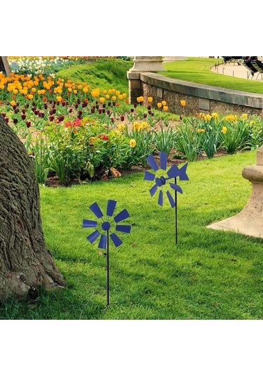 Pazly Zanaat Süs Rustik Peyzaj Kırmızı Fırıldak Ekler Dönen Dekorasyon Bahçe Açık Ow