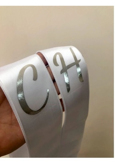 Gelin Damat Isimli Tören Takı Kurdelesi 2 Adet B-36