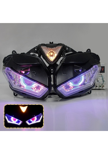 Yamaha R3 R25 Ön Far 2015 2018 Model Özel Tasarım Mercekli Led Angel Gözlü Far Premium Kalite 1 ADET