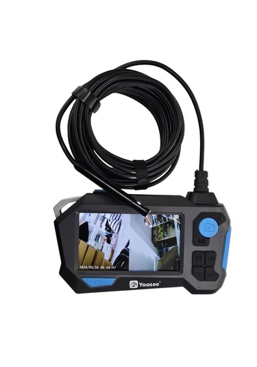 Profesyonel Monitörlü Yılan Kamera 360 Derece Dönen 5mt Yılan Kam