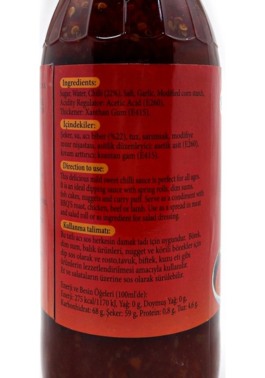 Aroy-D Sweet Chilli Tatlı Biber Sosu 920 G